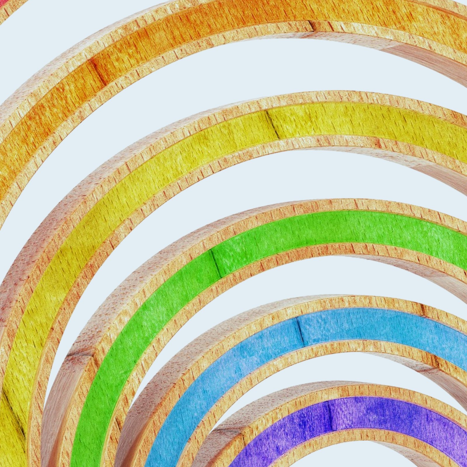 Wooden Stacking Rainbow — 2