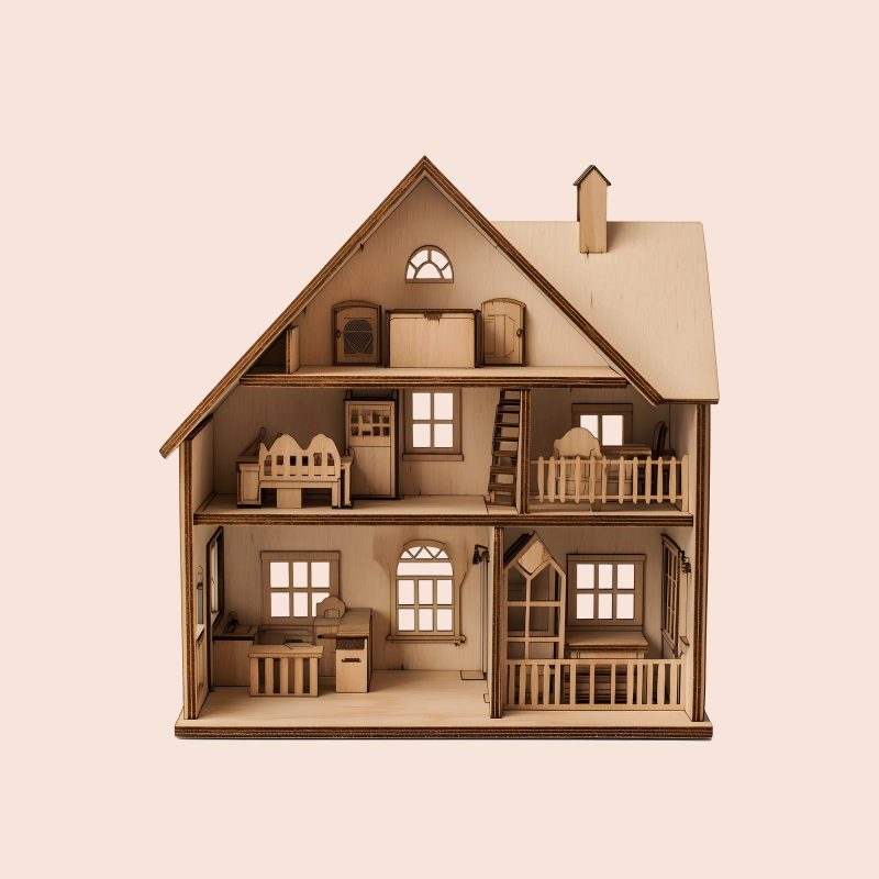Wooden Doll's House