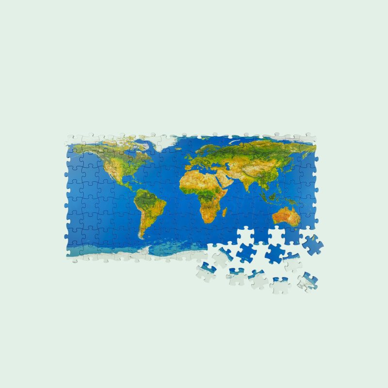 Jigsaw, 500 Pieces, World Map