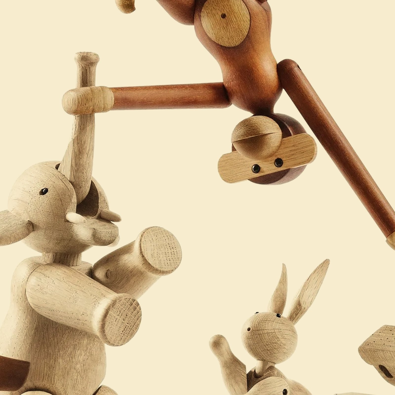 Wooden Animal Figures, Set of 10 — 2