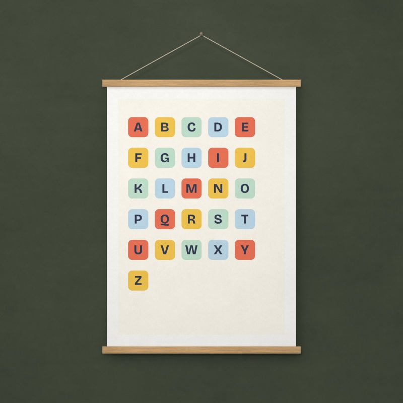Alphabet Print – A4