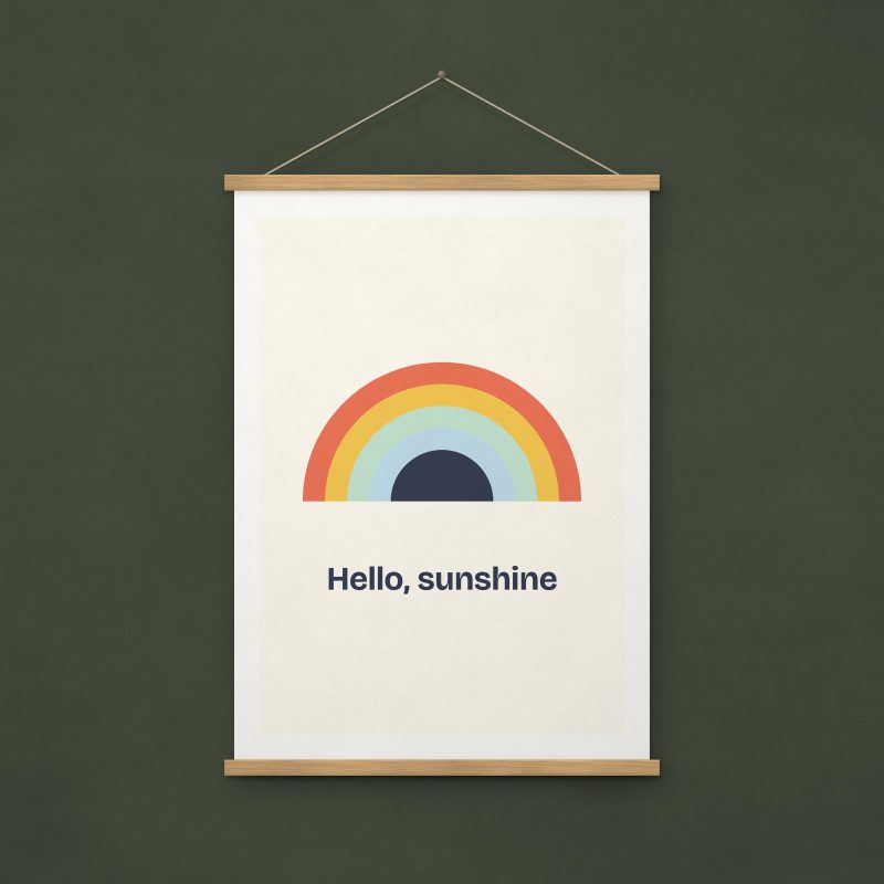Rainbow Print – A4