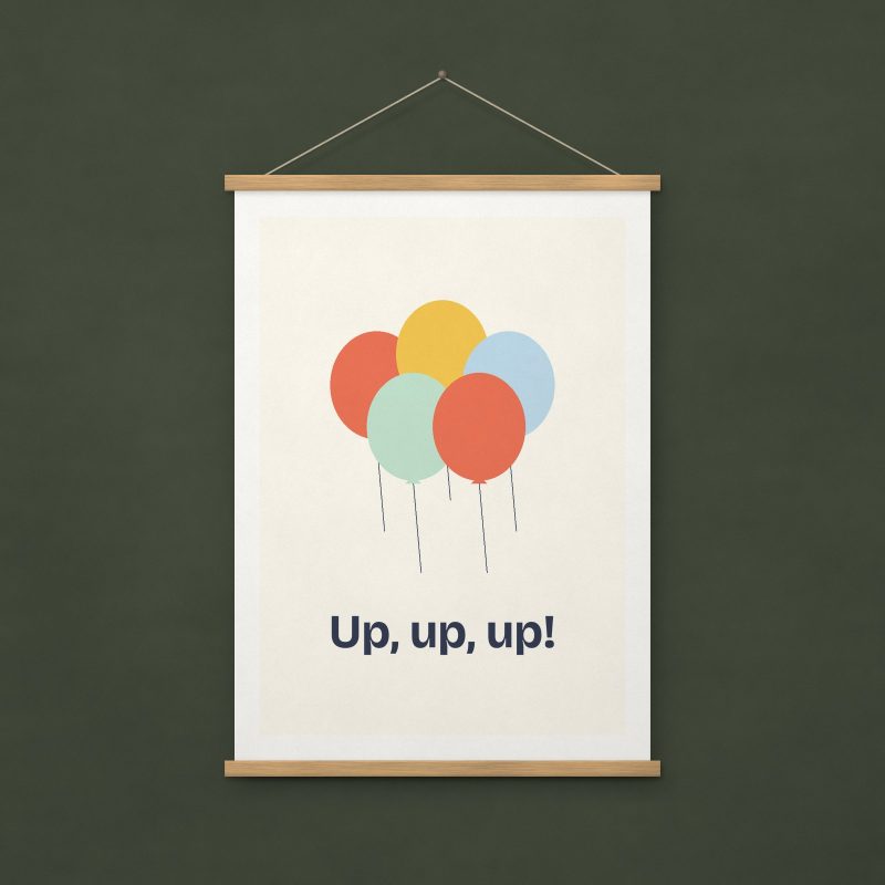 Up Up Up Print – A4