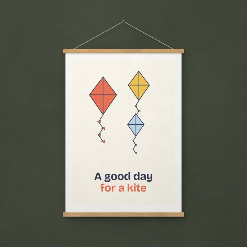 Kite Day Print – A4
