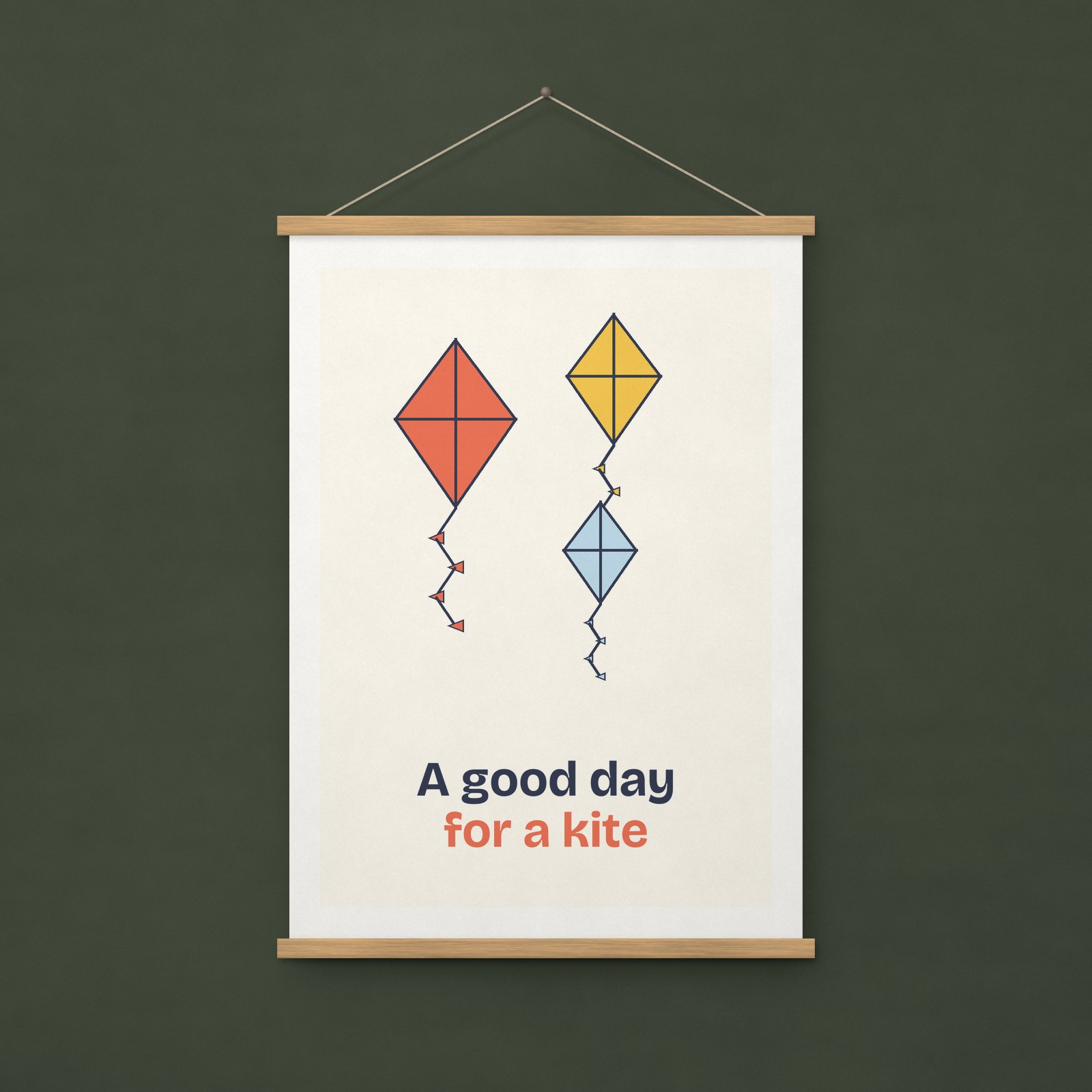 Kite Day Print – A4