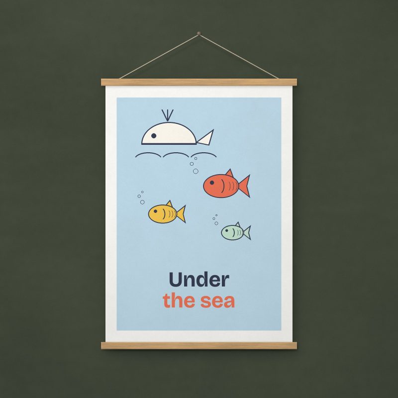 Under the Sea Print – A4