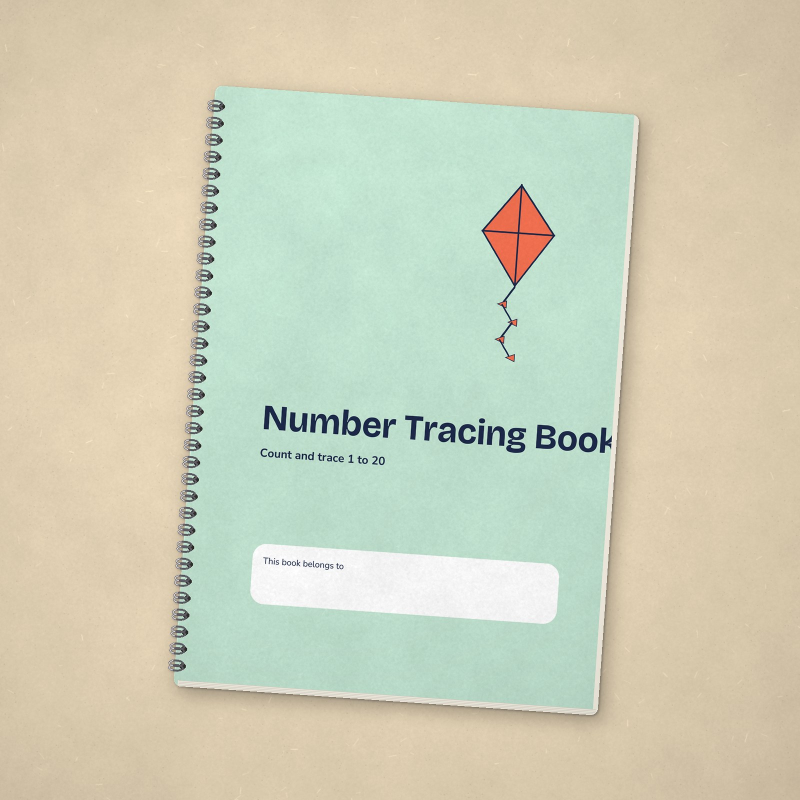 Number Tracing Book – Mint