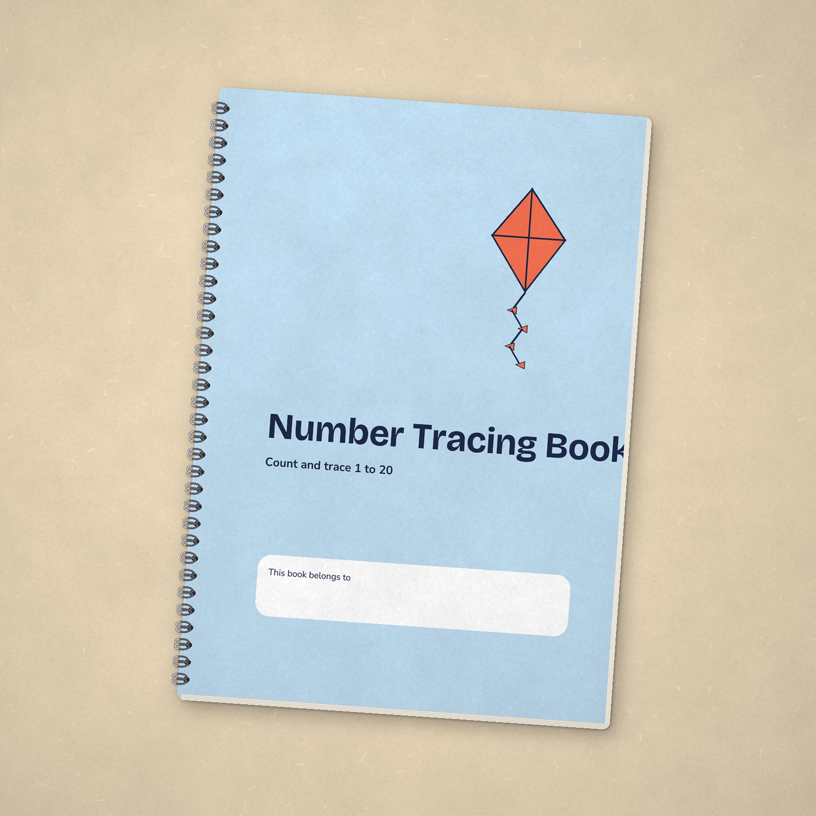 Number Tracing Book – Sky