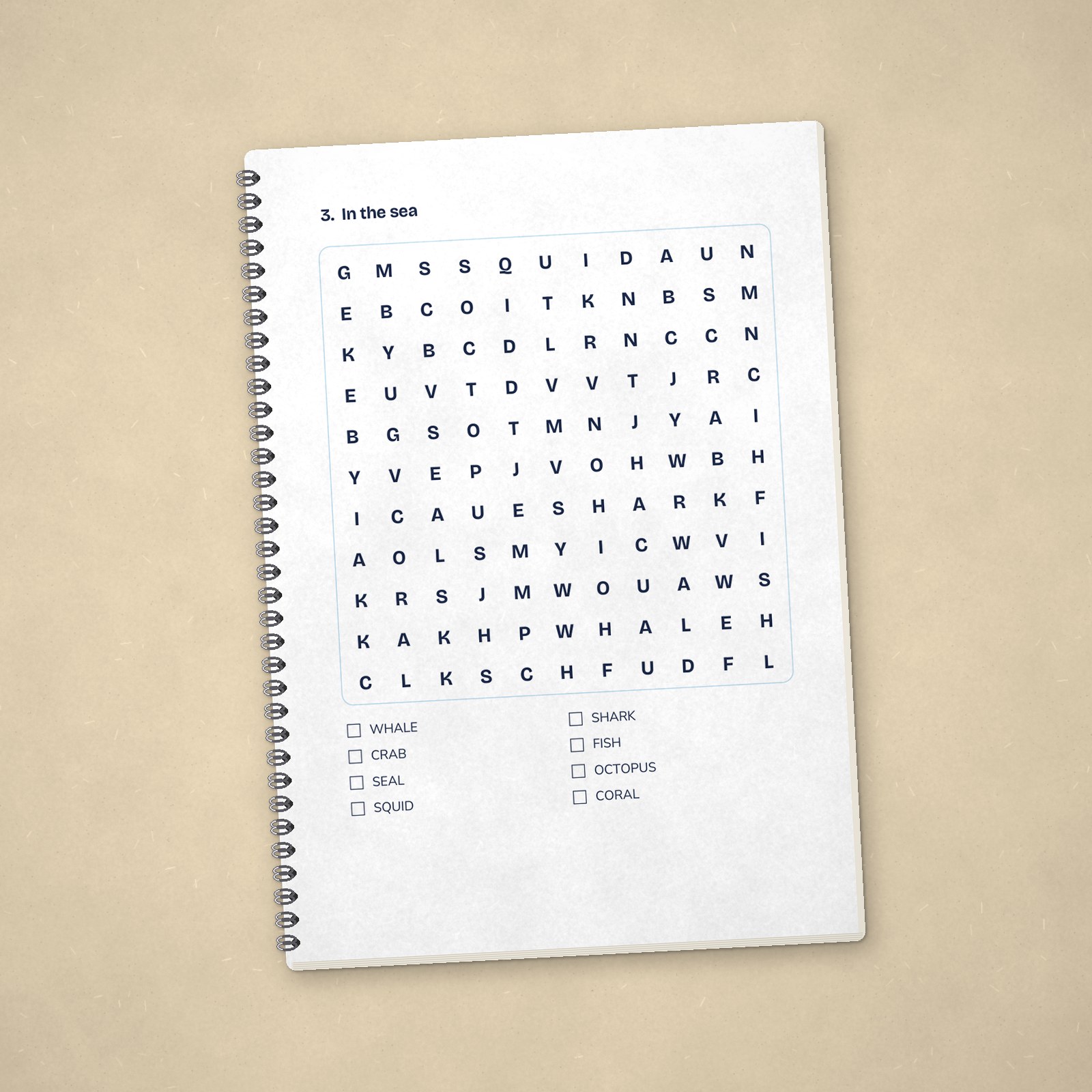 Word Search Book
