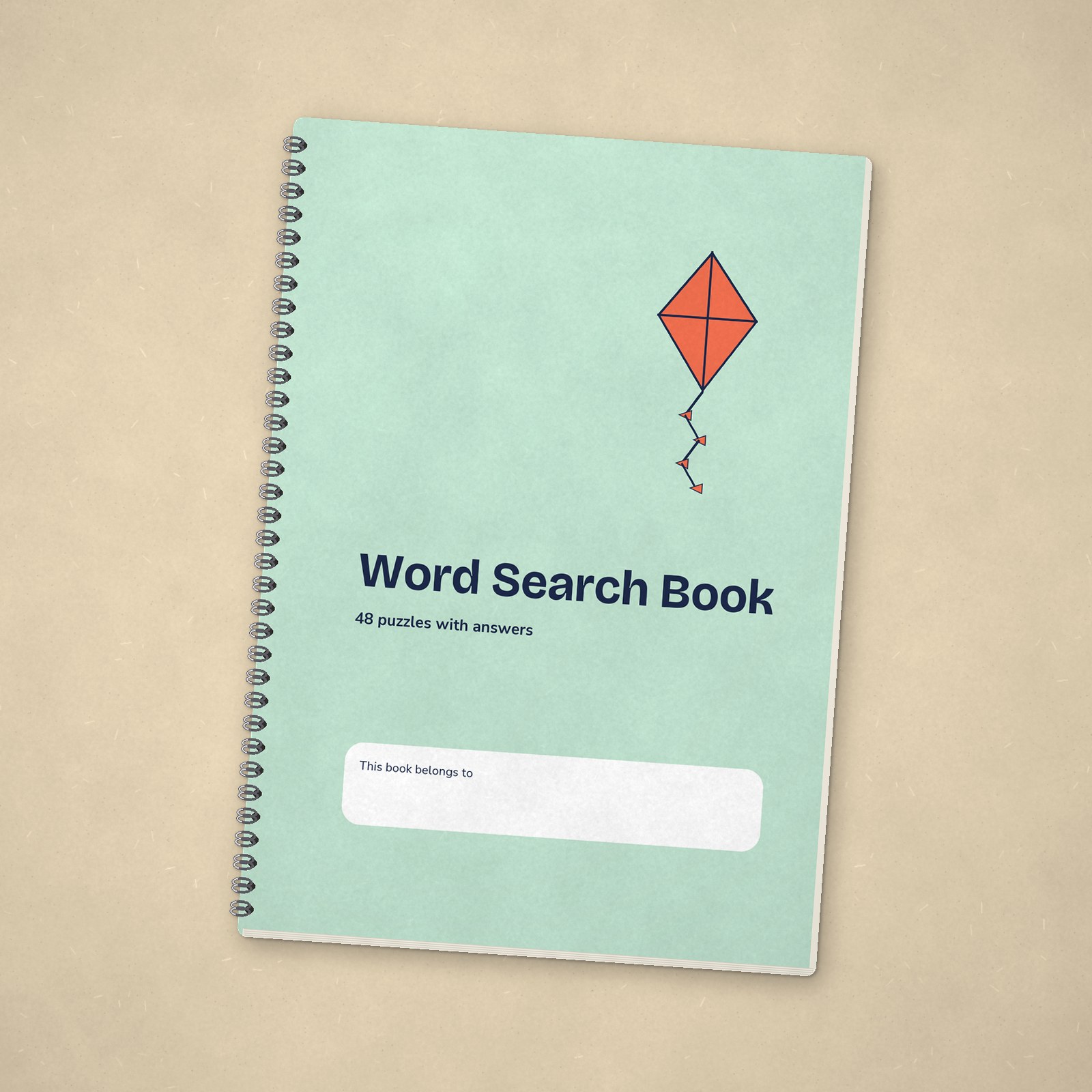 Word Search Book – Mint