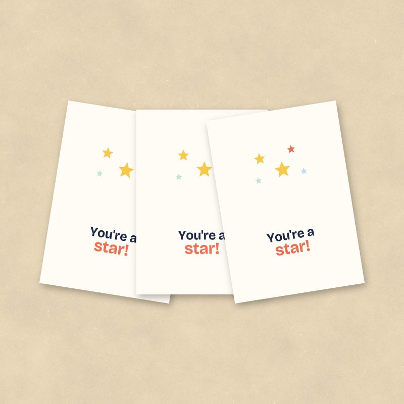 You're a Star Cards, Set of 10