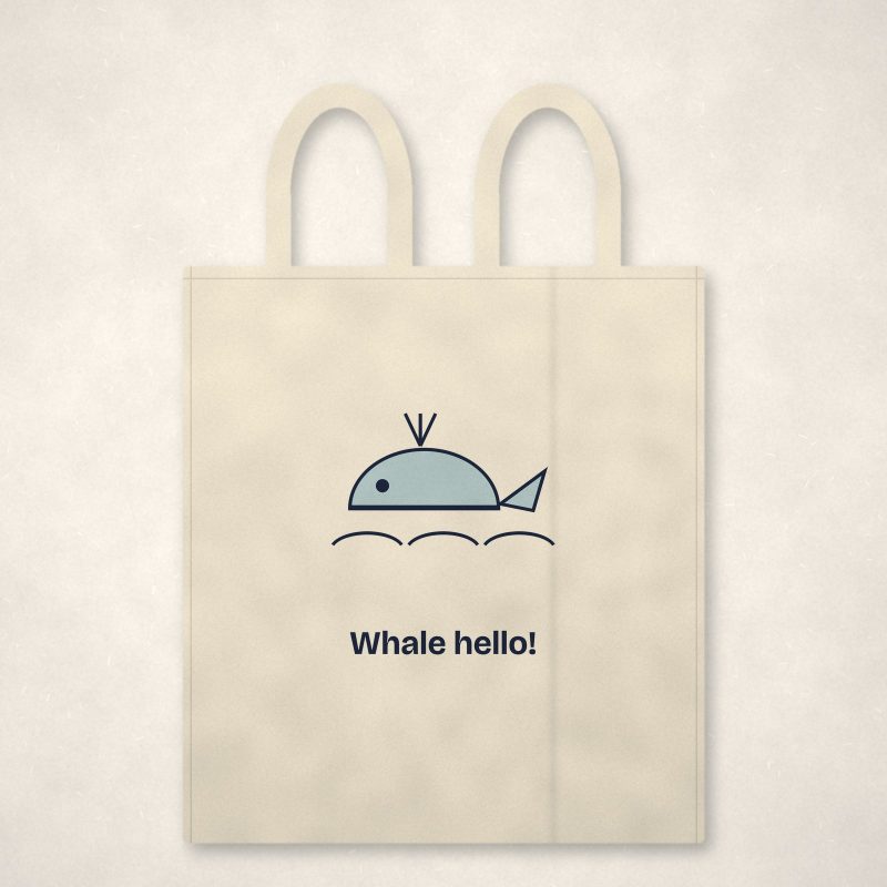 Whale Hello Tote