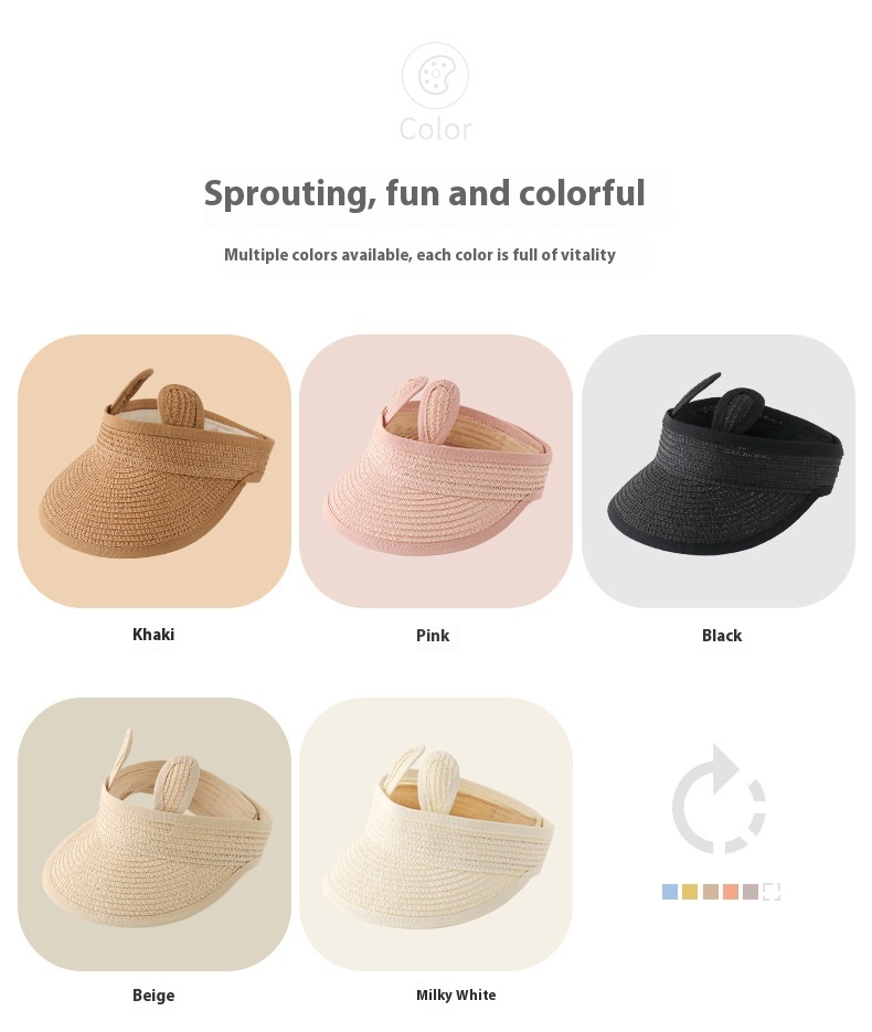 Straw Sun Visor