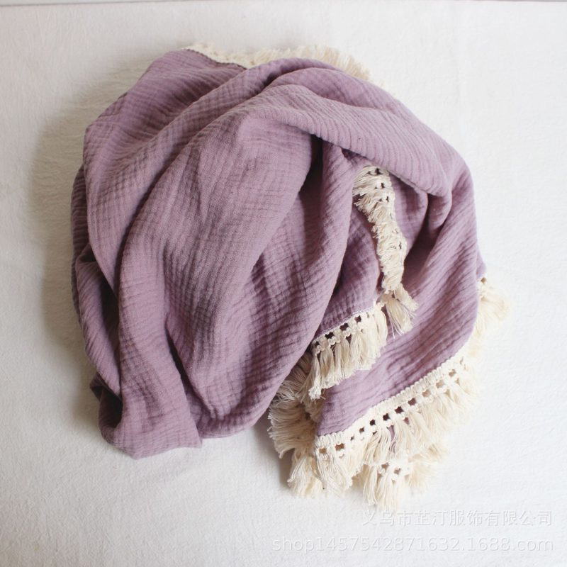 Tasselled Baby Blanket