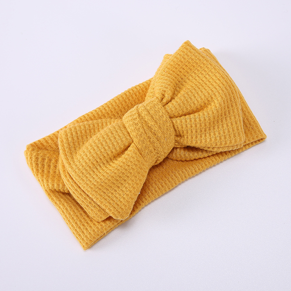 Waffle Bow Headband