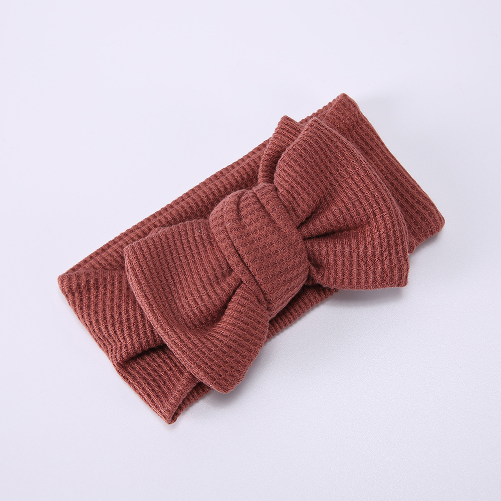 Waffle Bow Headband